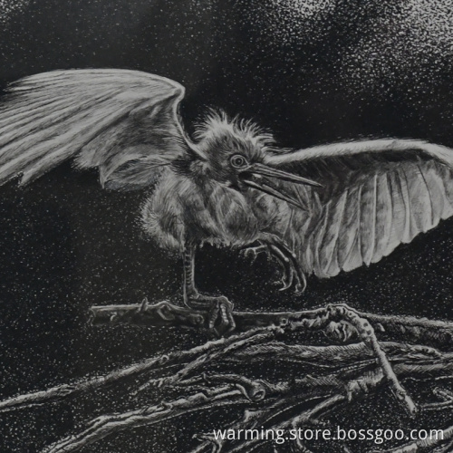 Modern decorative art pen painting